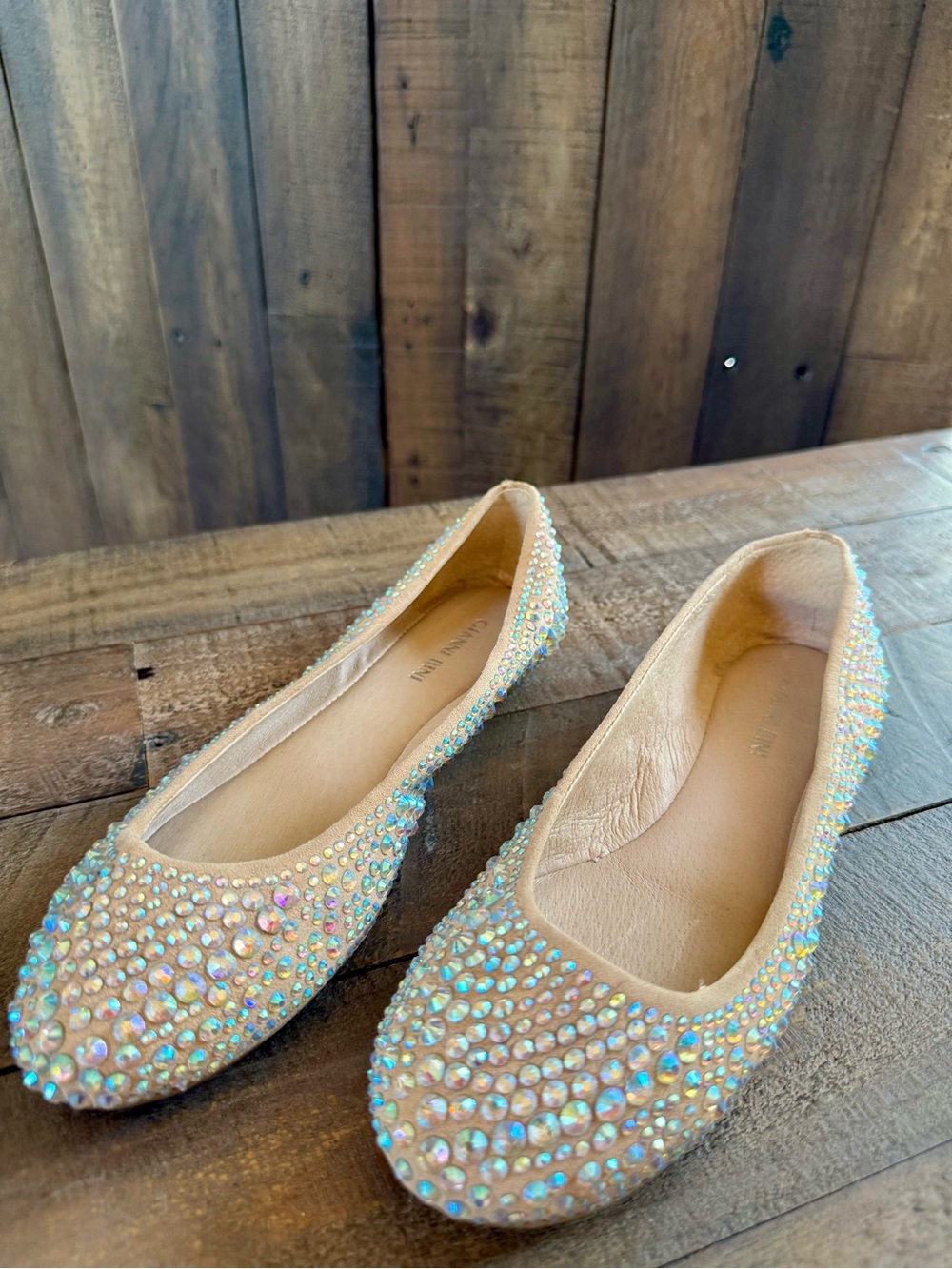 Gianni Bini Rhinestone Flats US 5.5